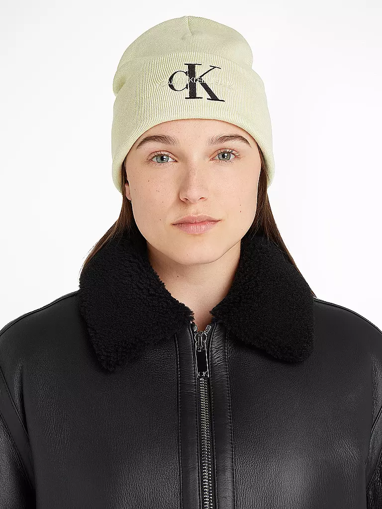 CALVIN KLEIN JEANS Mütze - Haube   creme