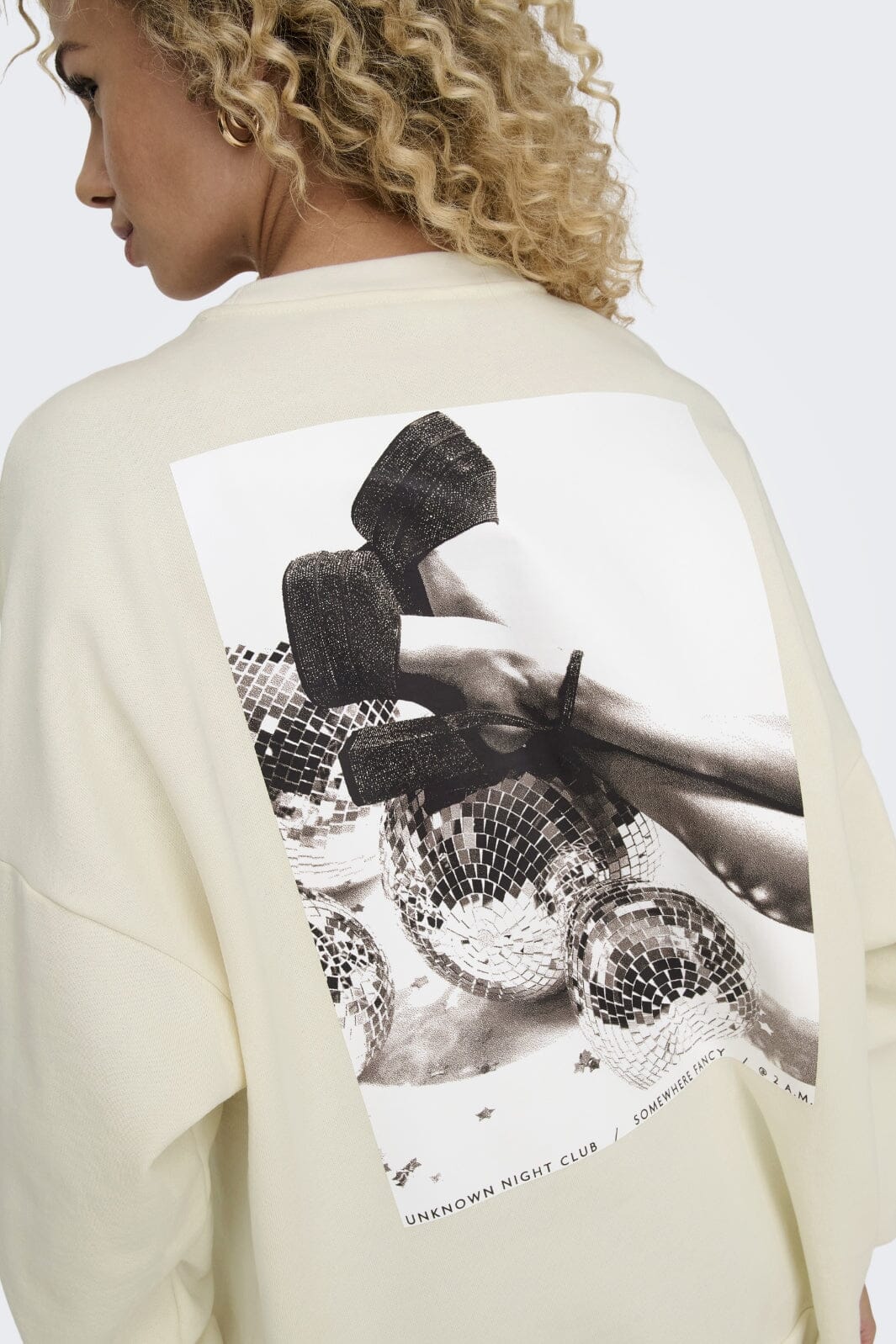 Only Onldaze L/S Party O-Neck Swt 4601781 cloud dancer club