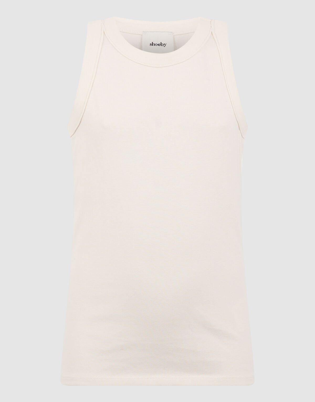 Basis Singlet Top Gebroken Wit