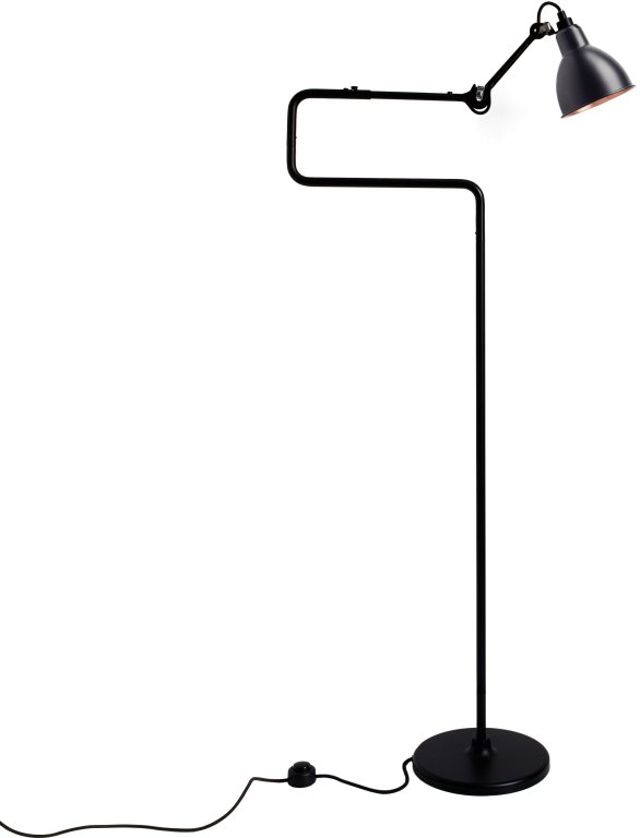 DCW éditions Lampe Gras N411 vloerlamp zwart