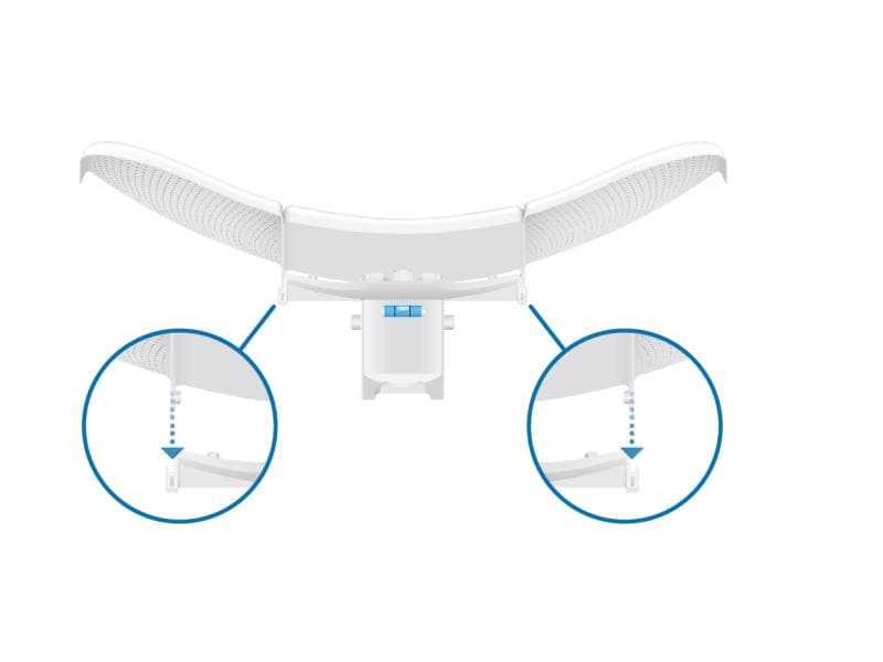 Ubiquiti WLAN-Bridge LBE-5AC-Gen2 AirMAX LiteBeam-Bridge mit Management-Radio