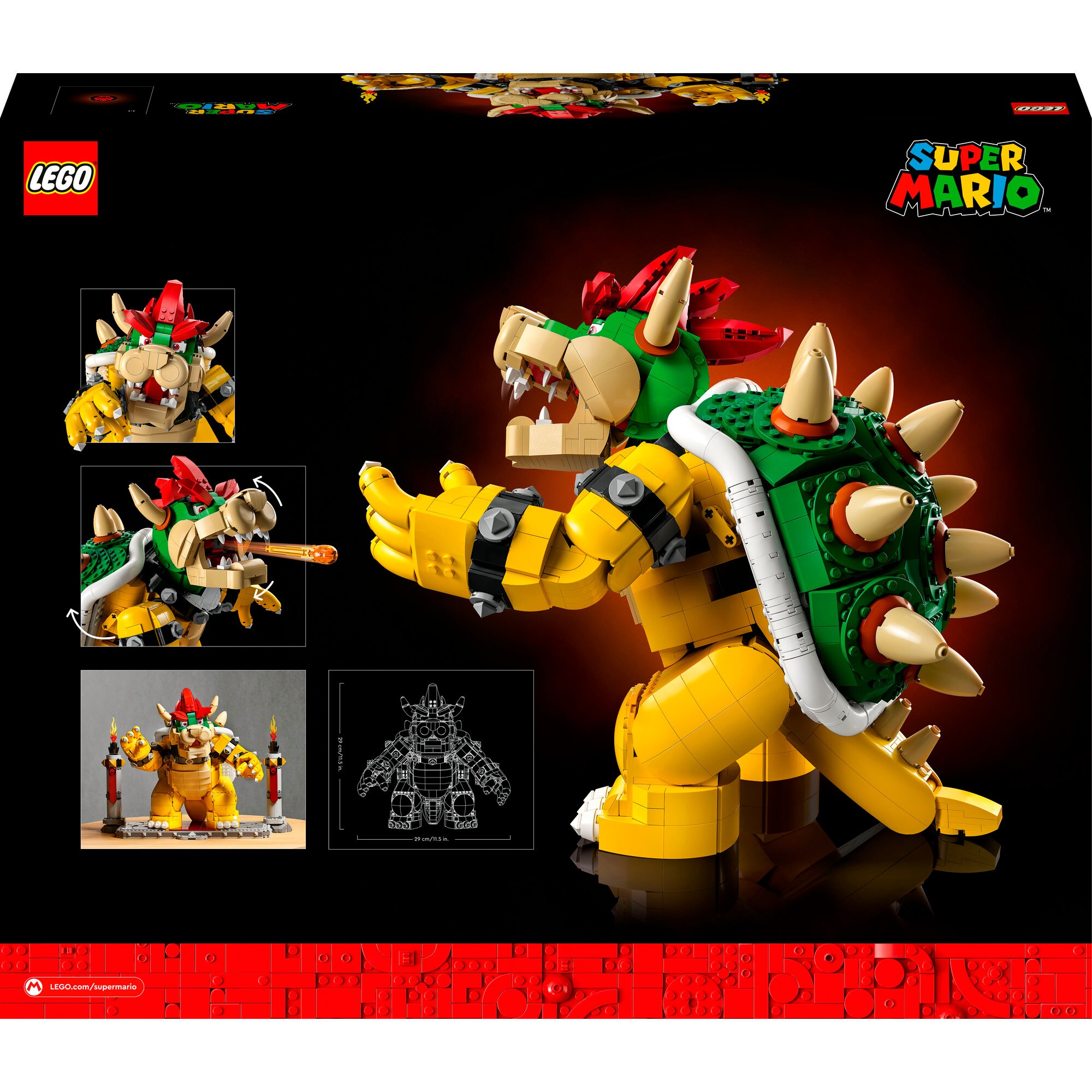 LEGO Konstruktionsspielzeug Super Mario - Der mächtige Bowser