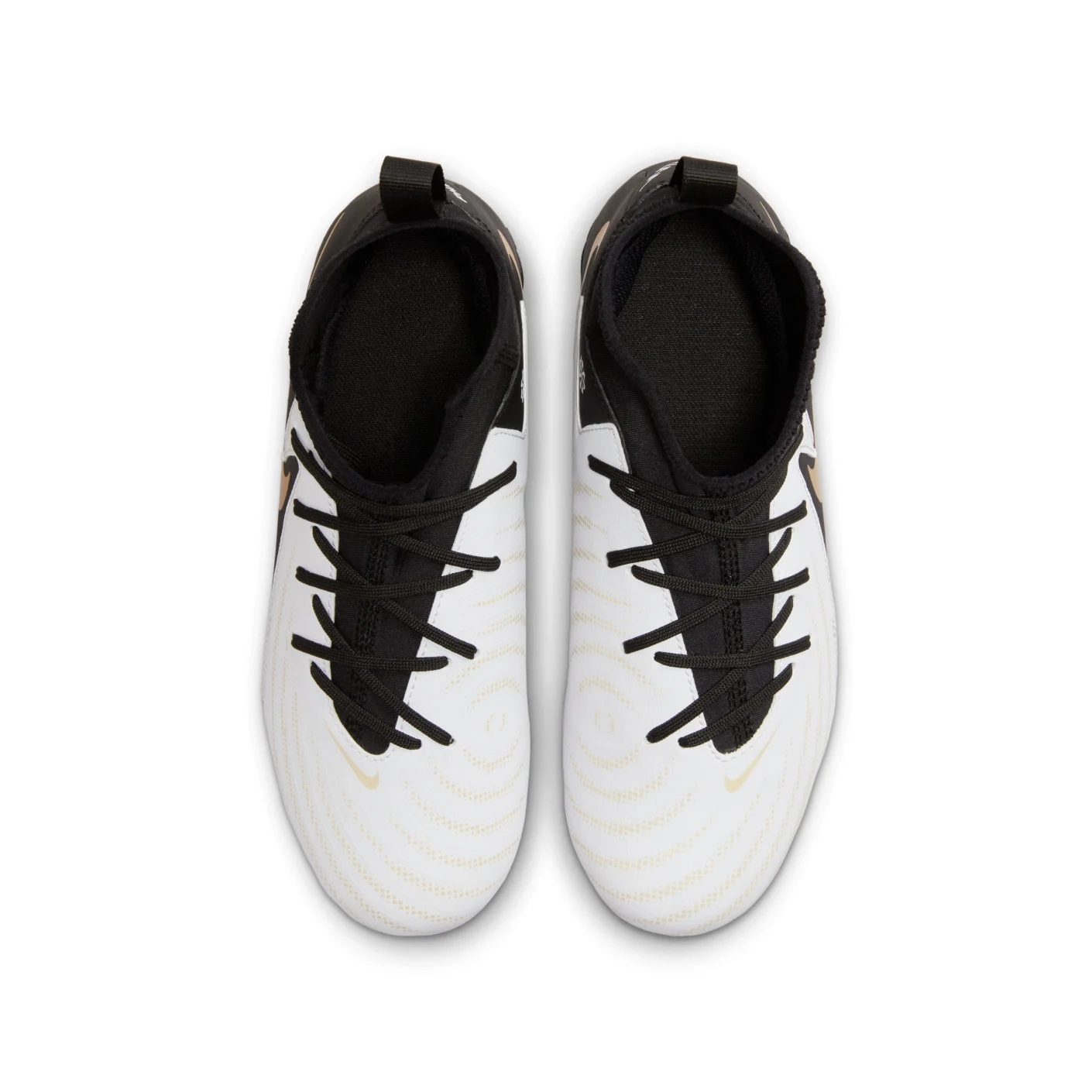 Nike Phantom Luna II Academy FG/MG Voetbalschoenen Junior Zwart