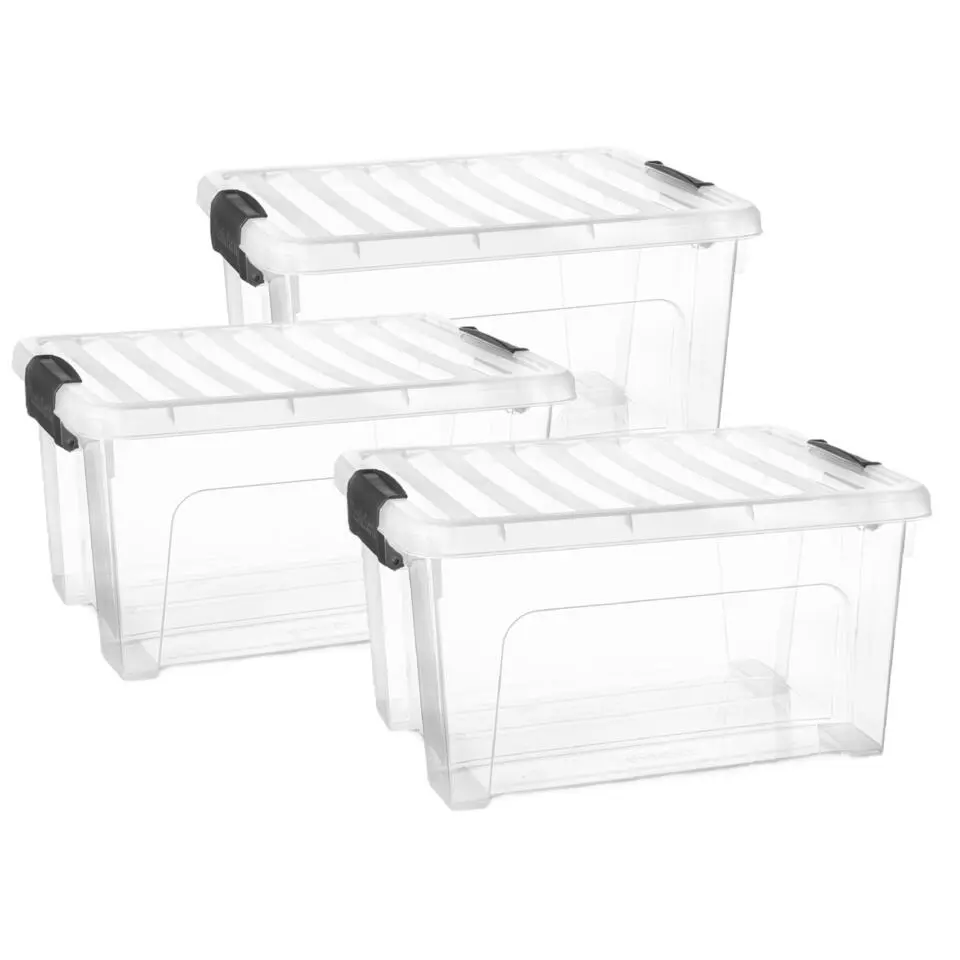 Plasticforte Multi Storage Opslagbox - transparant - 16.5L