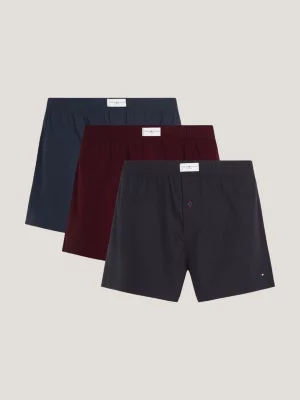 Pacote com 3 Cuecas Boxer TH Established Woven