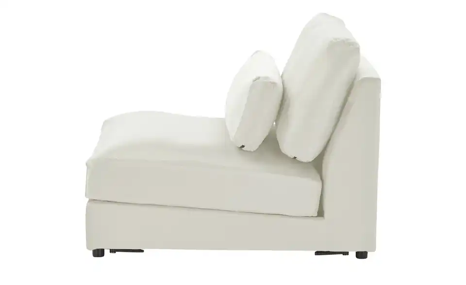 Element Branna Beige Samt 1-Sitzer