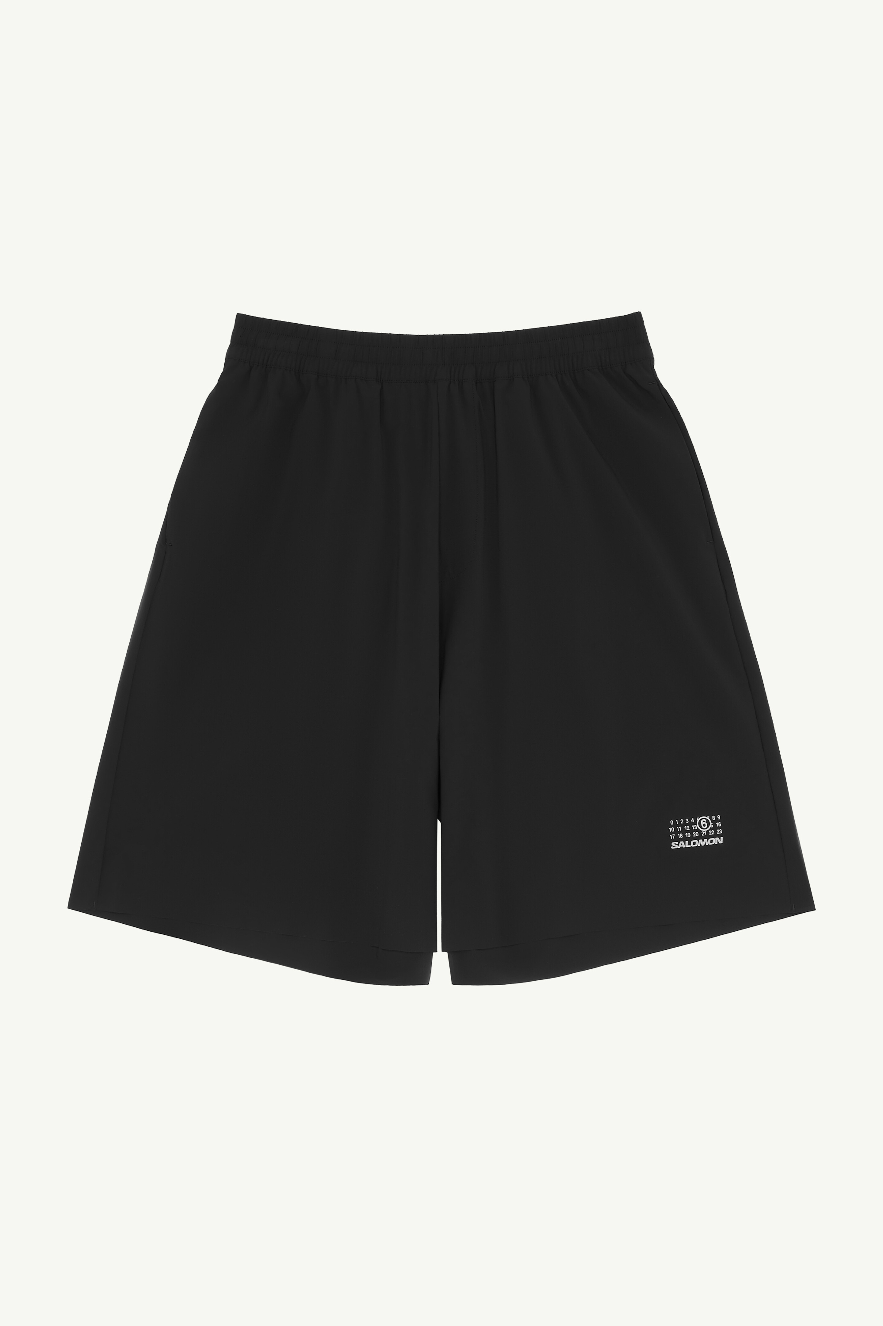 Black Regular-wasted Shorts MM6 x Salomon | MM6 Noir