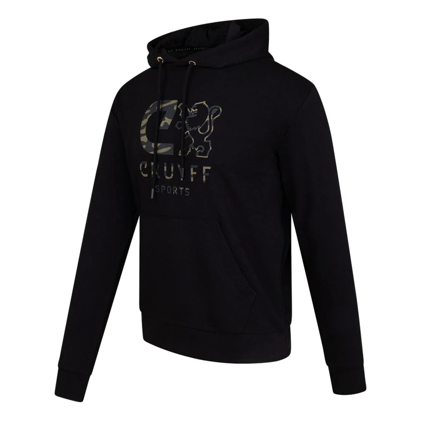 Cruyff Xinner Hoodie Zwart Camo Groen