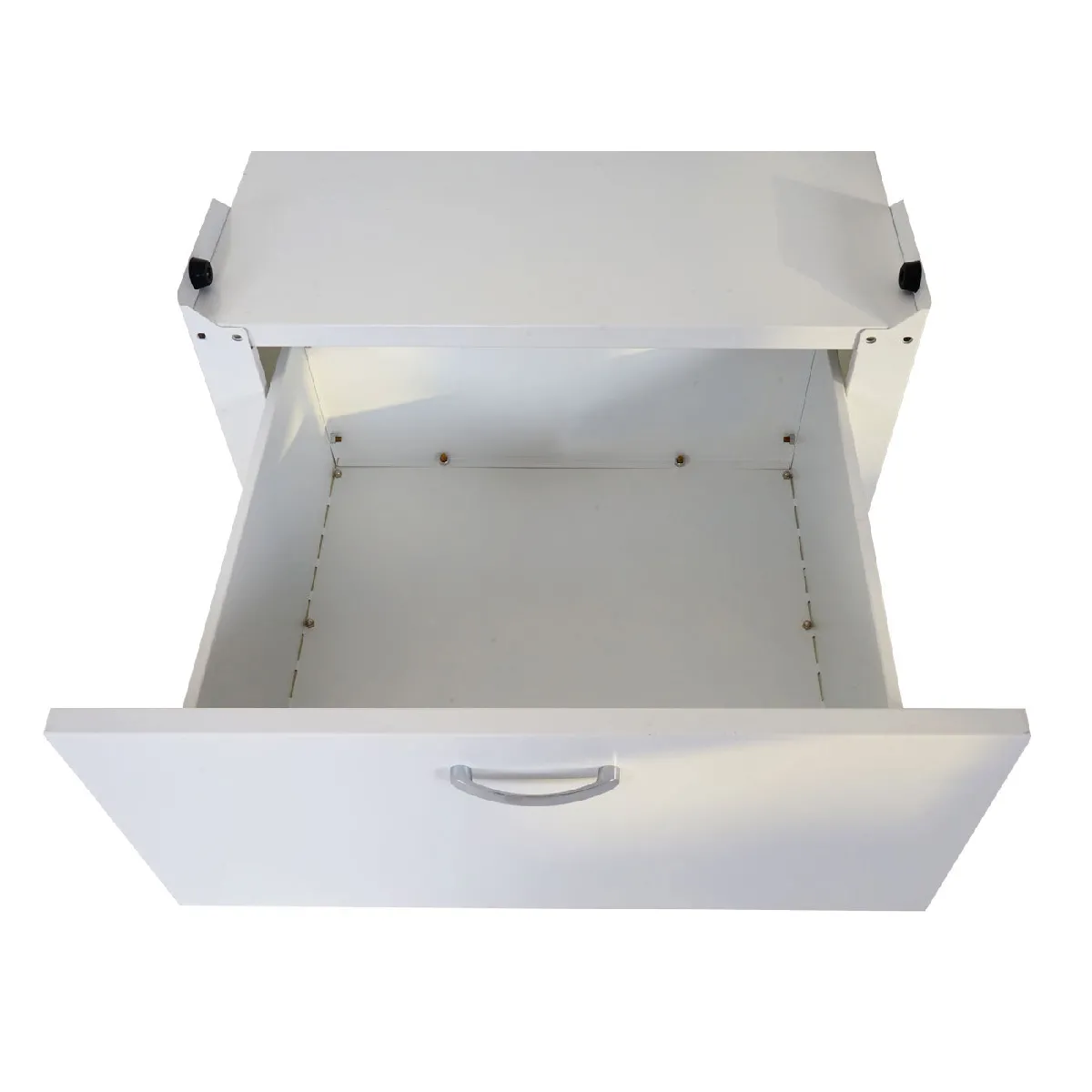 decoshop26 Meuble bas pour machine à laver - Blanc