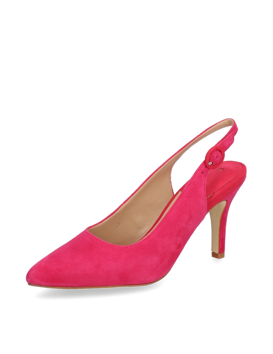 Veloursleder Slingpumps