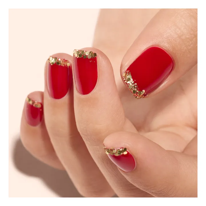 Manucurist Coffret vernis à ongles Green Red Velvet & Ornement Doré