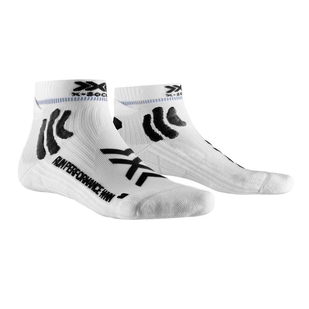 X-Socks RUN PERFORMANCE 4.0 - Chaussettes arctic white/opal black