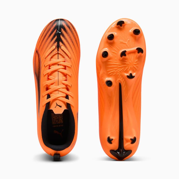 PUMA ULTRA 6 PLAY FG/AG JR 108533 HEAT-FIRE-PUMA-BLACK-GLOWING-R