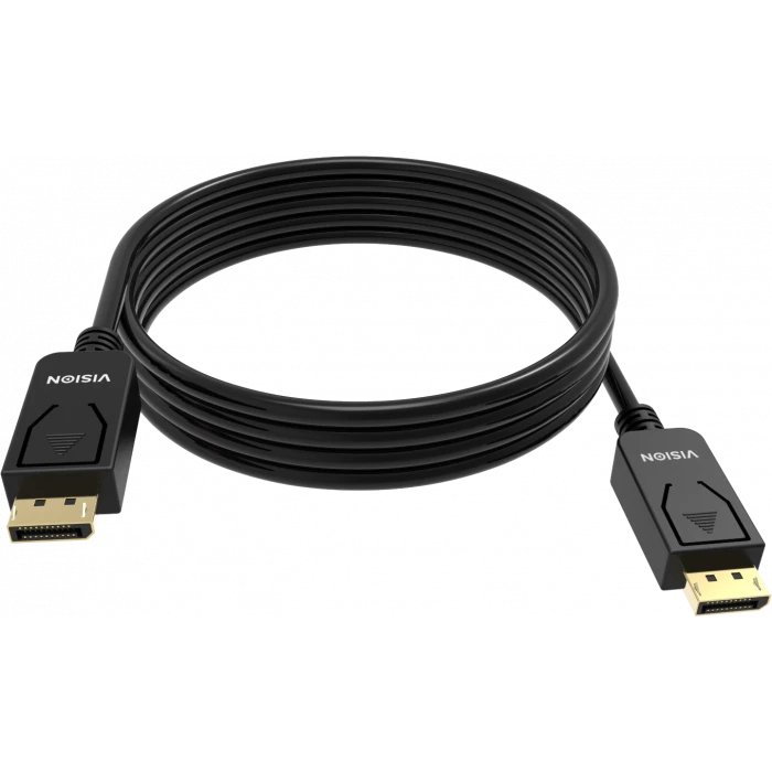 Vision TC 2MDP8K/BL câble DisplayPort 2 m Noir
