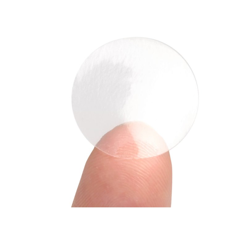 Einseitige Klebepunkte PE-Folie, transparent