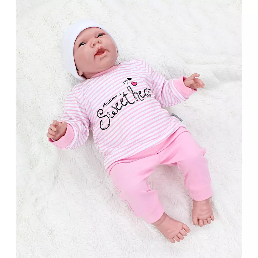TupTam Baby Mädchen Langarmshirt Babyhose Outfit 2teilig rosa