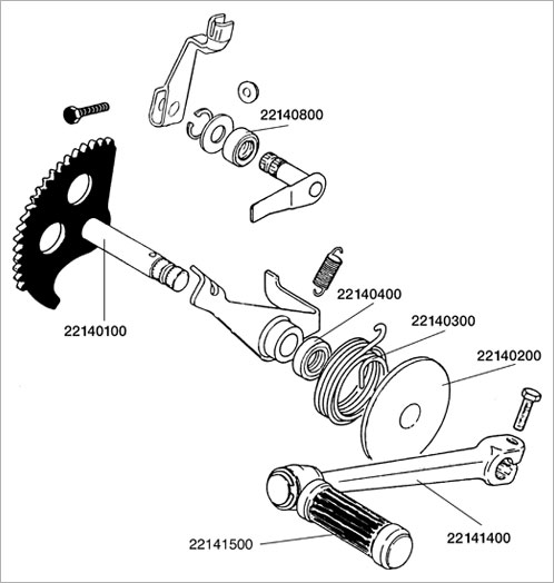 Kickstarteraksel, FZ50