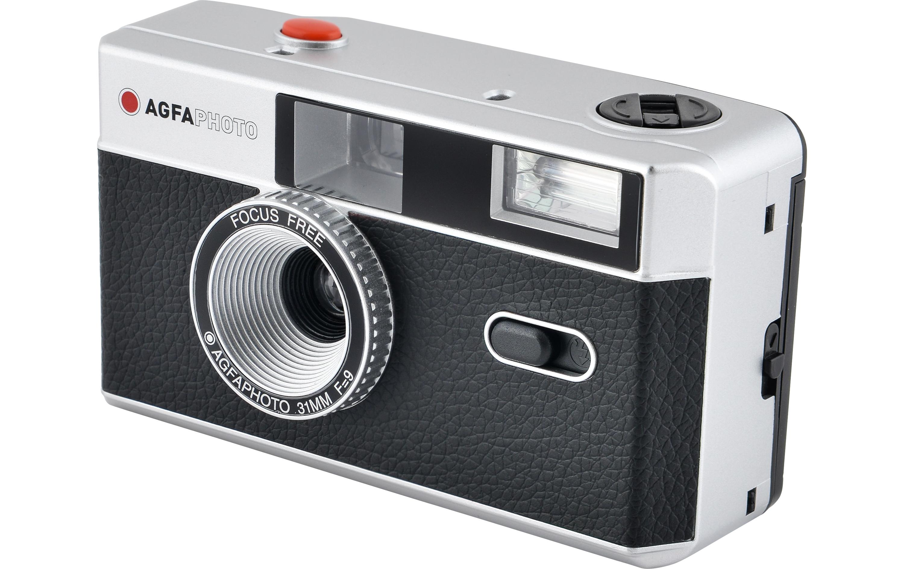 Analogkamera 35 mm - SchwarzWiederverwendbare 35 mm Analogkamera