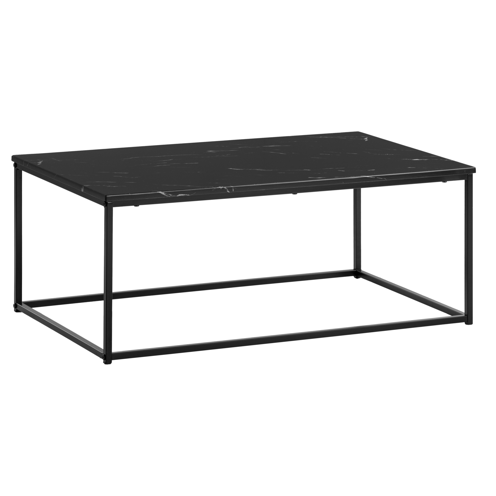 Couchtisch - Marmor-schwarz - 100 cm