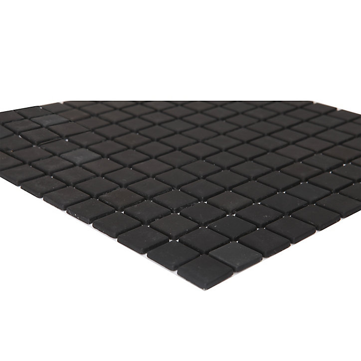 Mosaïque noir 30x30cm Perouso GoodHome
