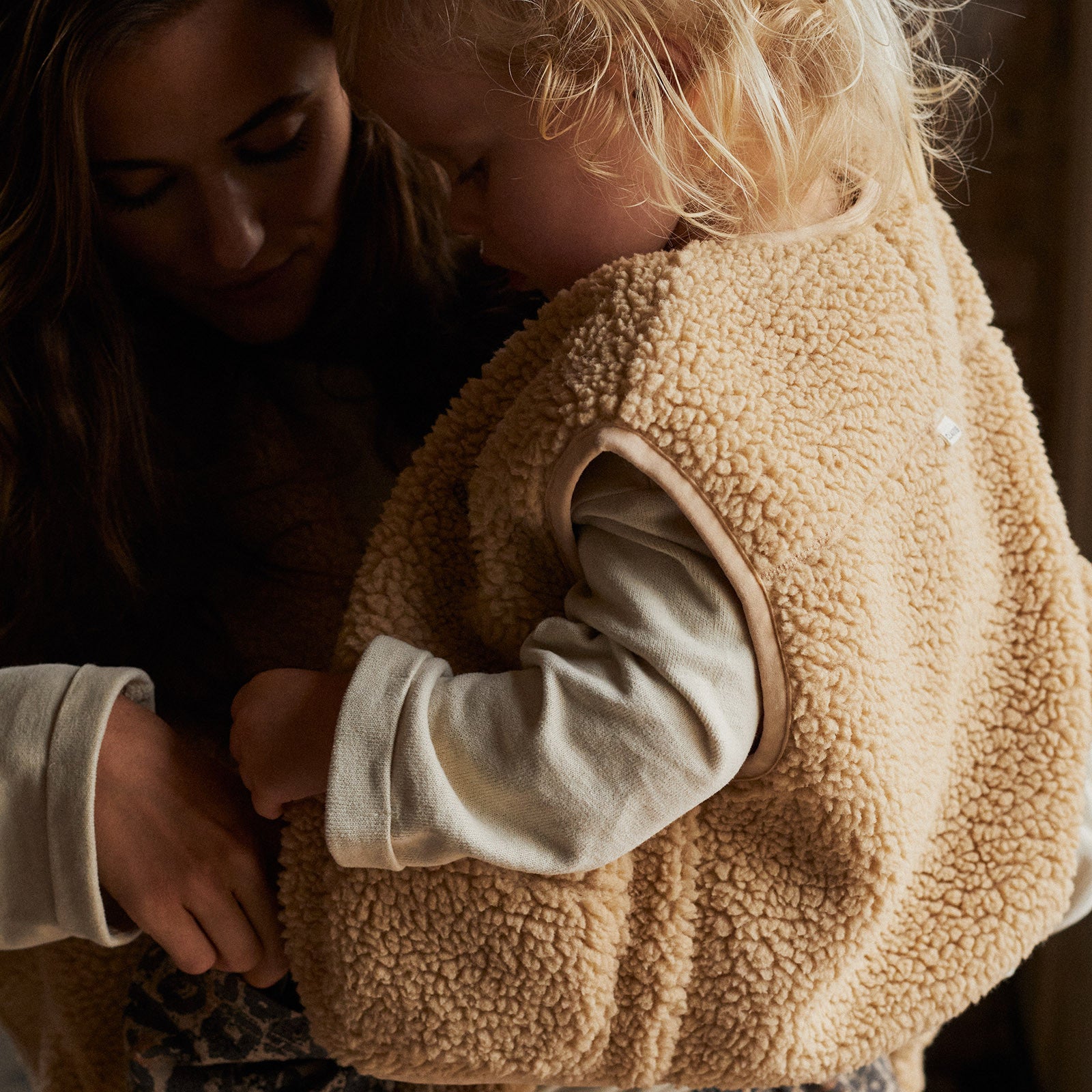 Gilet Borg Sand