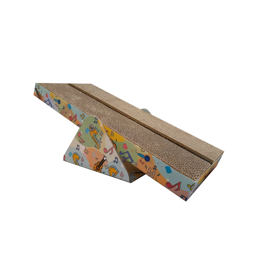 Arranhador de papelão engraçado para gatos da Catshion