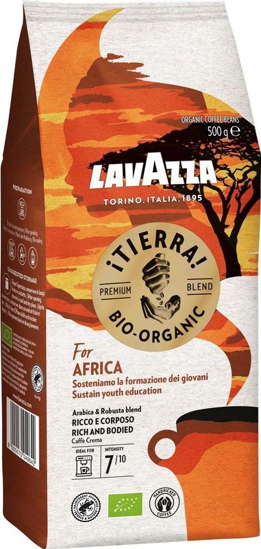 Lavazza - Tierra For Africa Koffiebonen - 500g - Biologisch