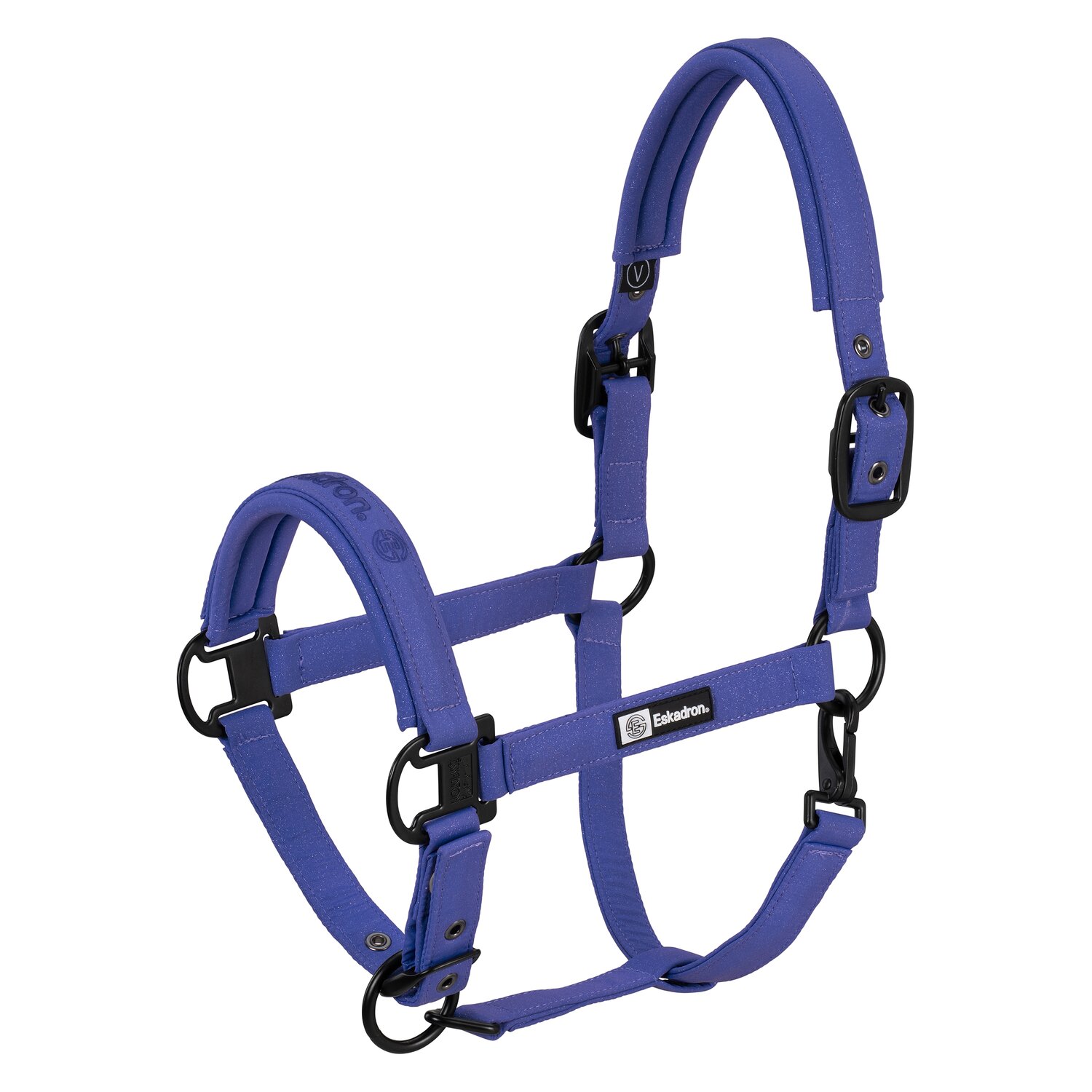 ESKADRON Dynamic Halfter Sparkle Double Pin  - purple