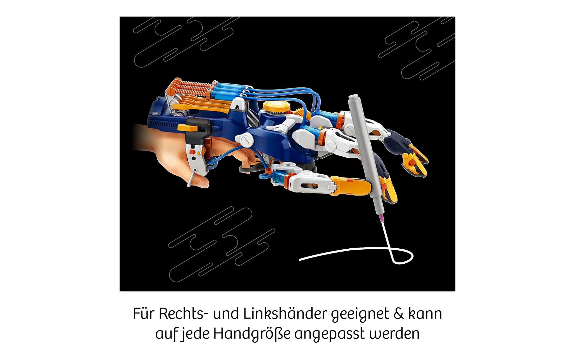 Experimentierkasten Cyborg-HandHydraulisch gesteuerte XXL-Roboter-Hand, mit der man greifen, heben und sogar schreiben kann