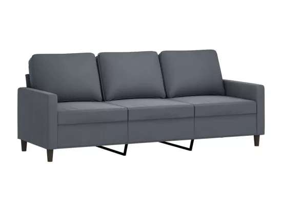 Ensemble de canapés 4 pcs gris foncé velours