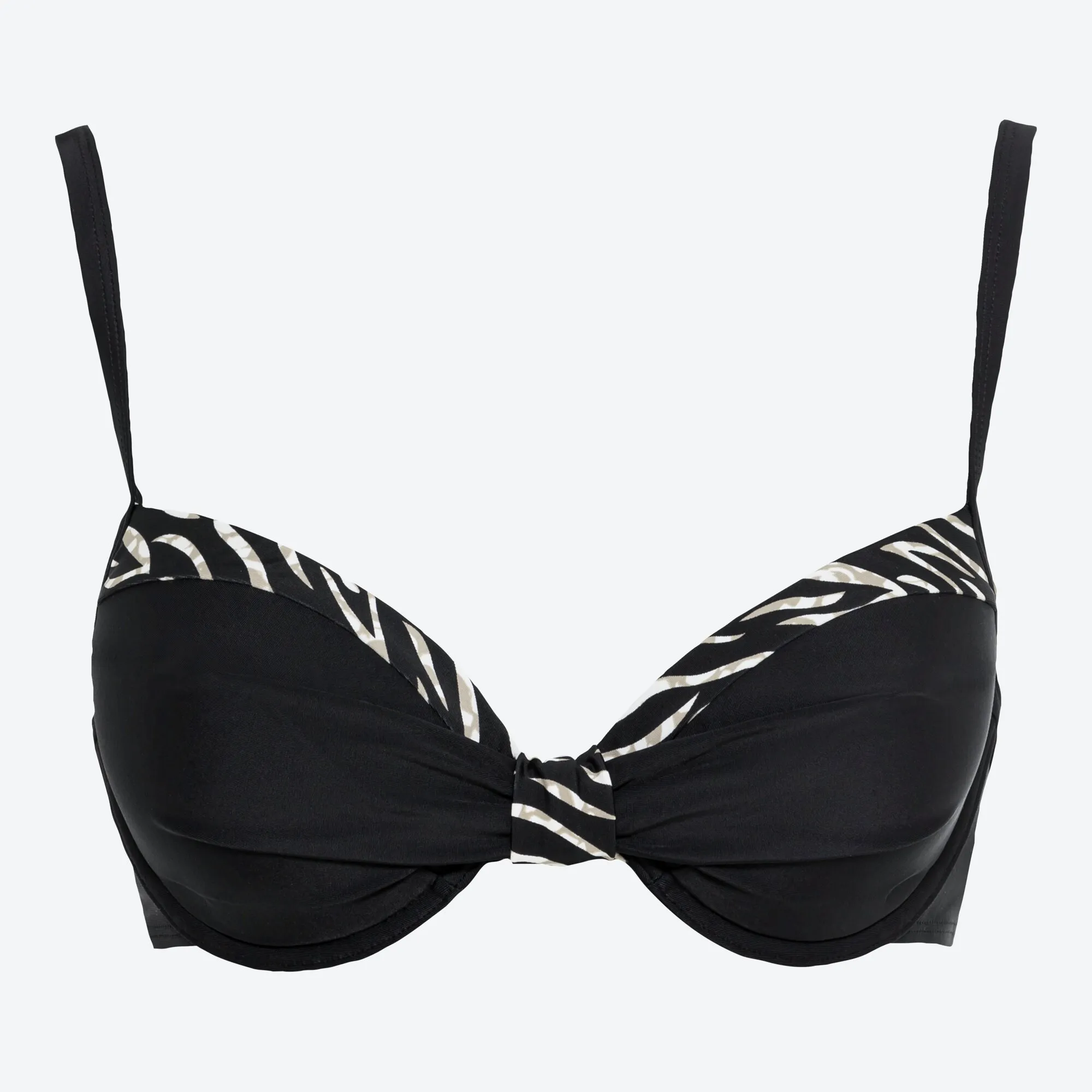 Damen-Bikini-Oberteil mit schicken Streifen