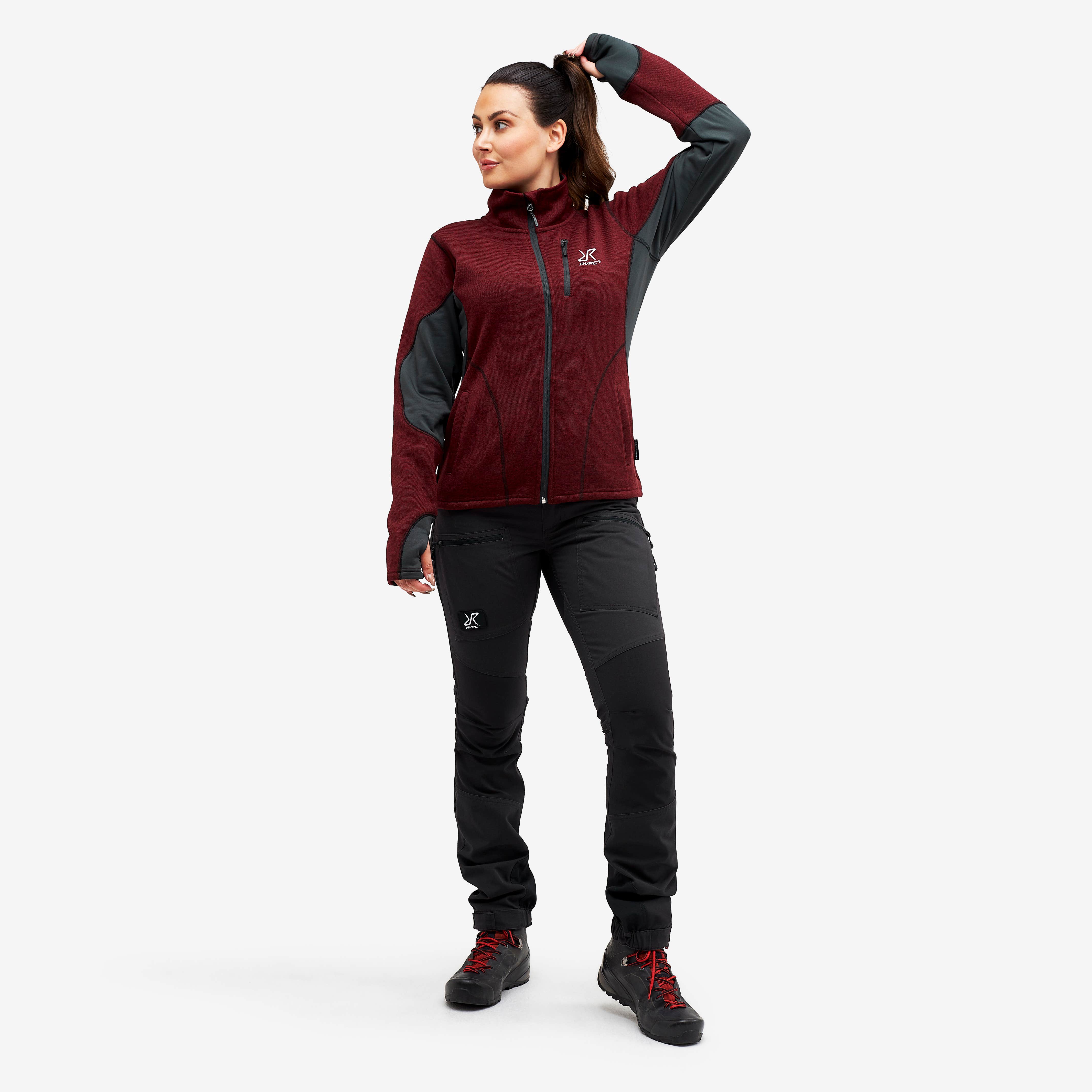Fusion Fleece Dame Bison Red