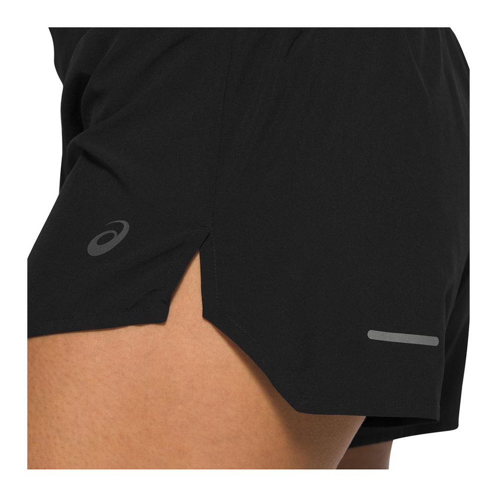 Asics ROAD 3.5IN - Short Femme performance black