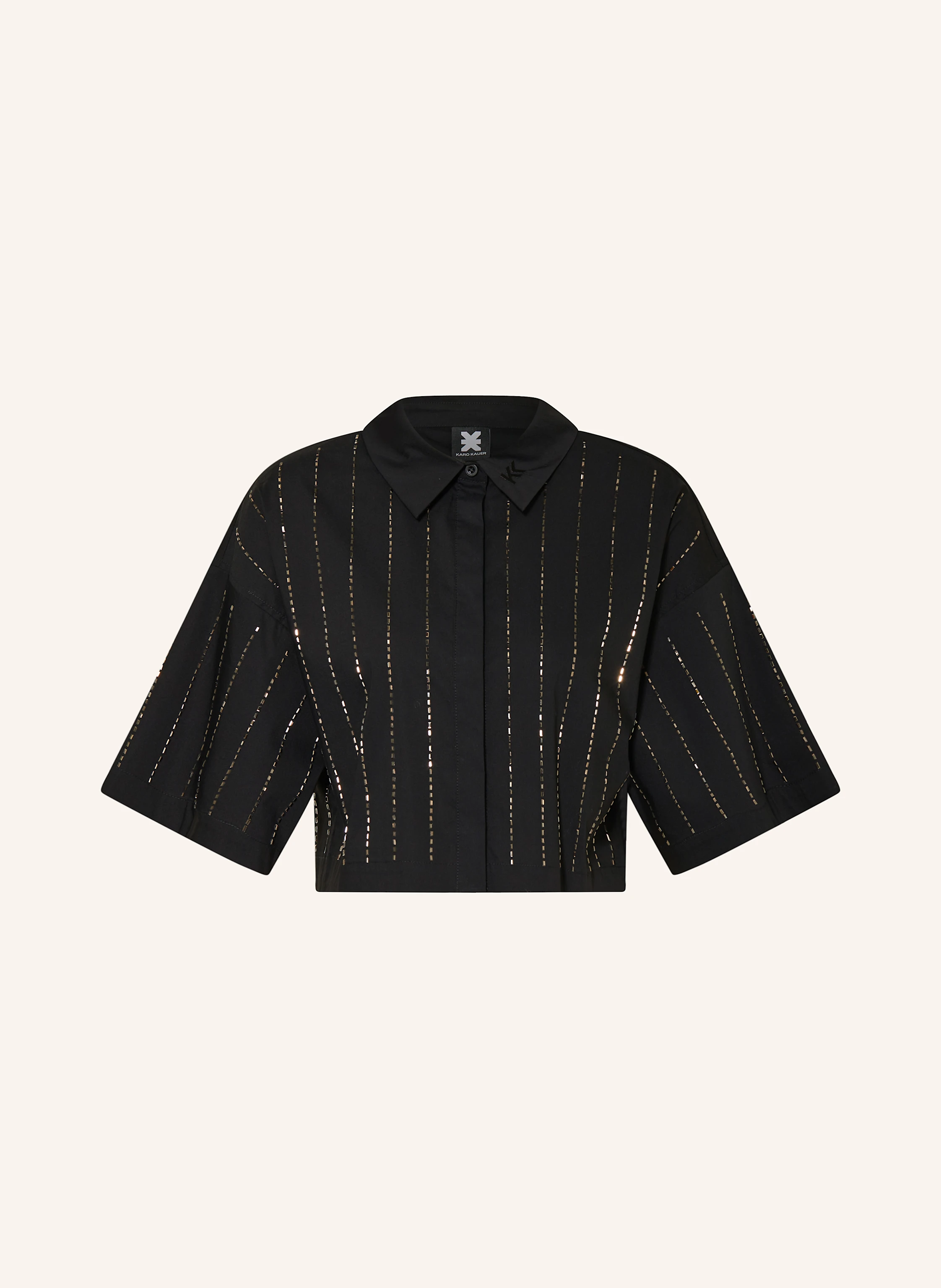 KARO KAUER Cropped-Hemdbluse