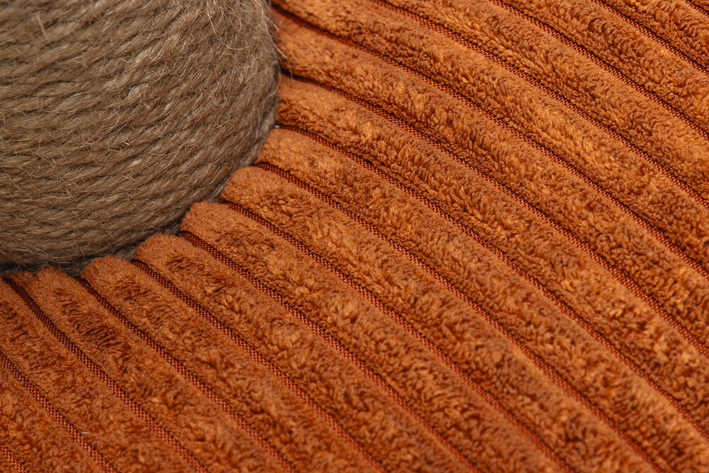 Designed by Lotte Ribbed - Krabpaal - Terracotta - 51x35x35 cm