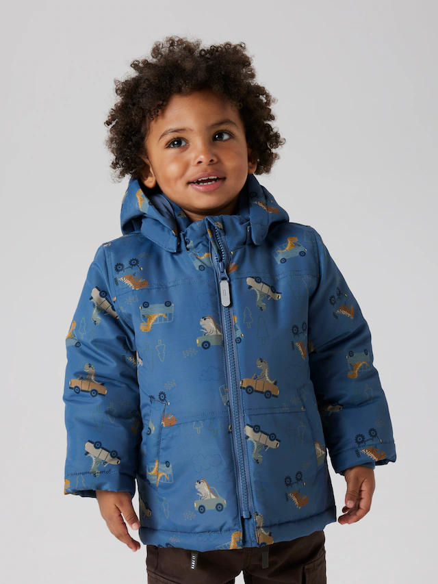 Name It Outdoorjacke »NMMMAX PA JACKET AOP NOOS« mit Kapuze