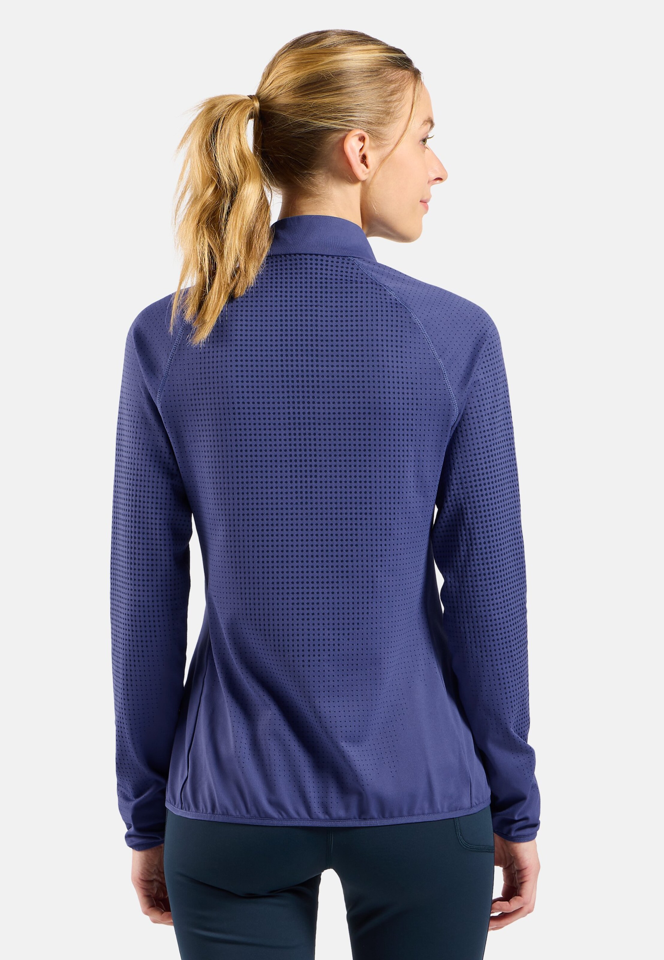 Zeroweight Warm Laufoberteil mit Halbreissverschluss 2.0 in Skipper Blue
