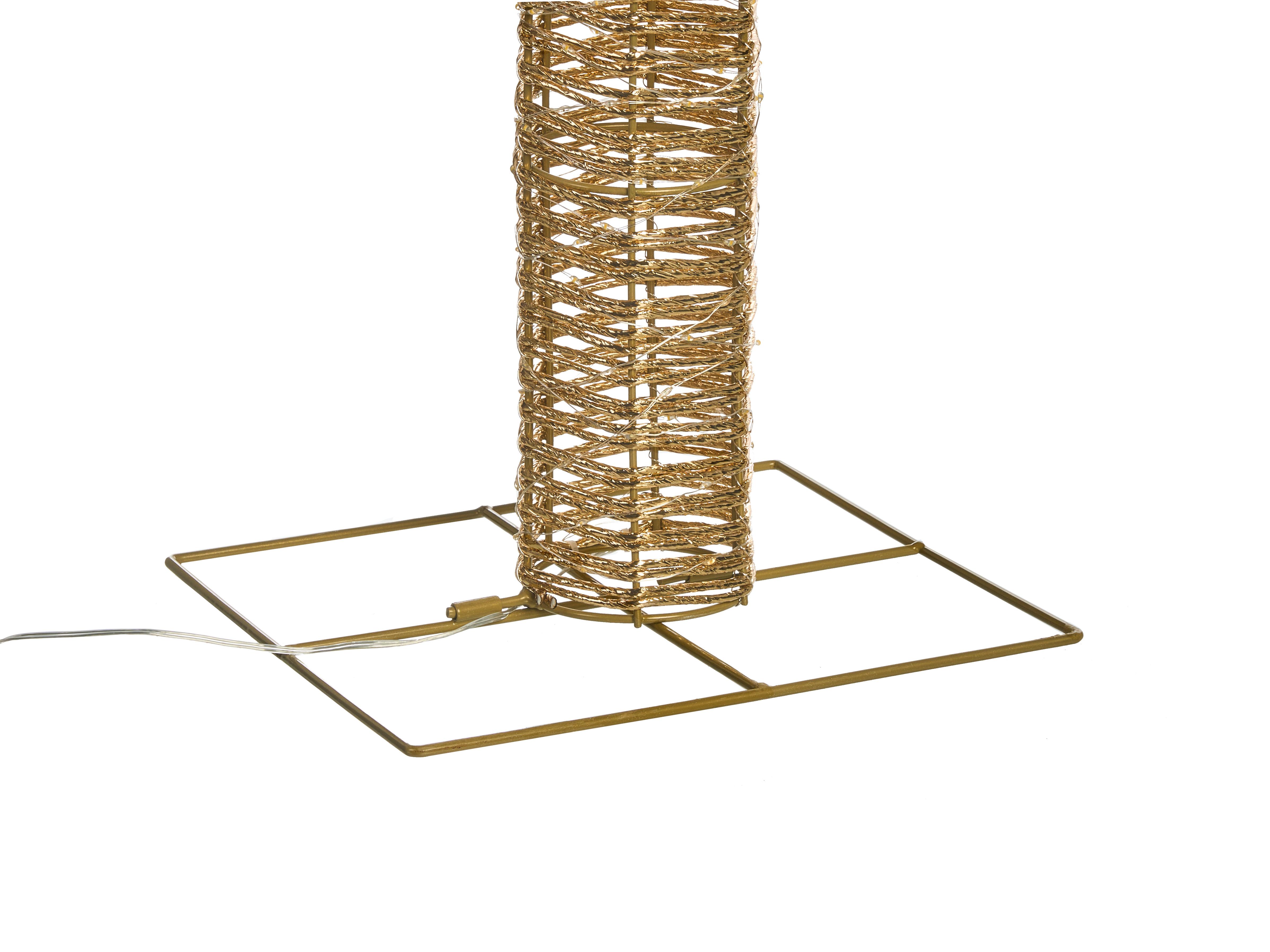 Buitendecoratie LED HOLMAVIK Zuurstok 74 cm Goud