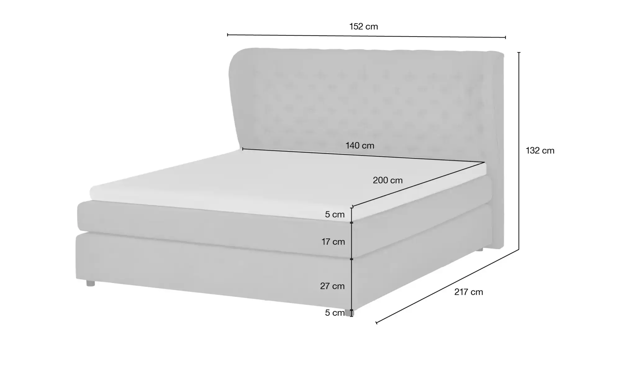 smart Boxspringbett Queen