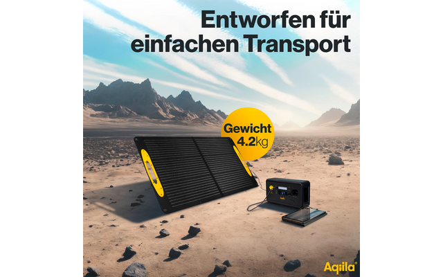 Aqiila Sunbird Solarpanel Monokristallin
