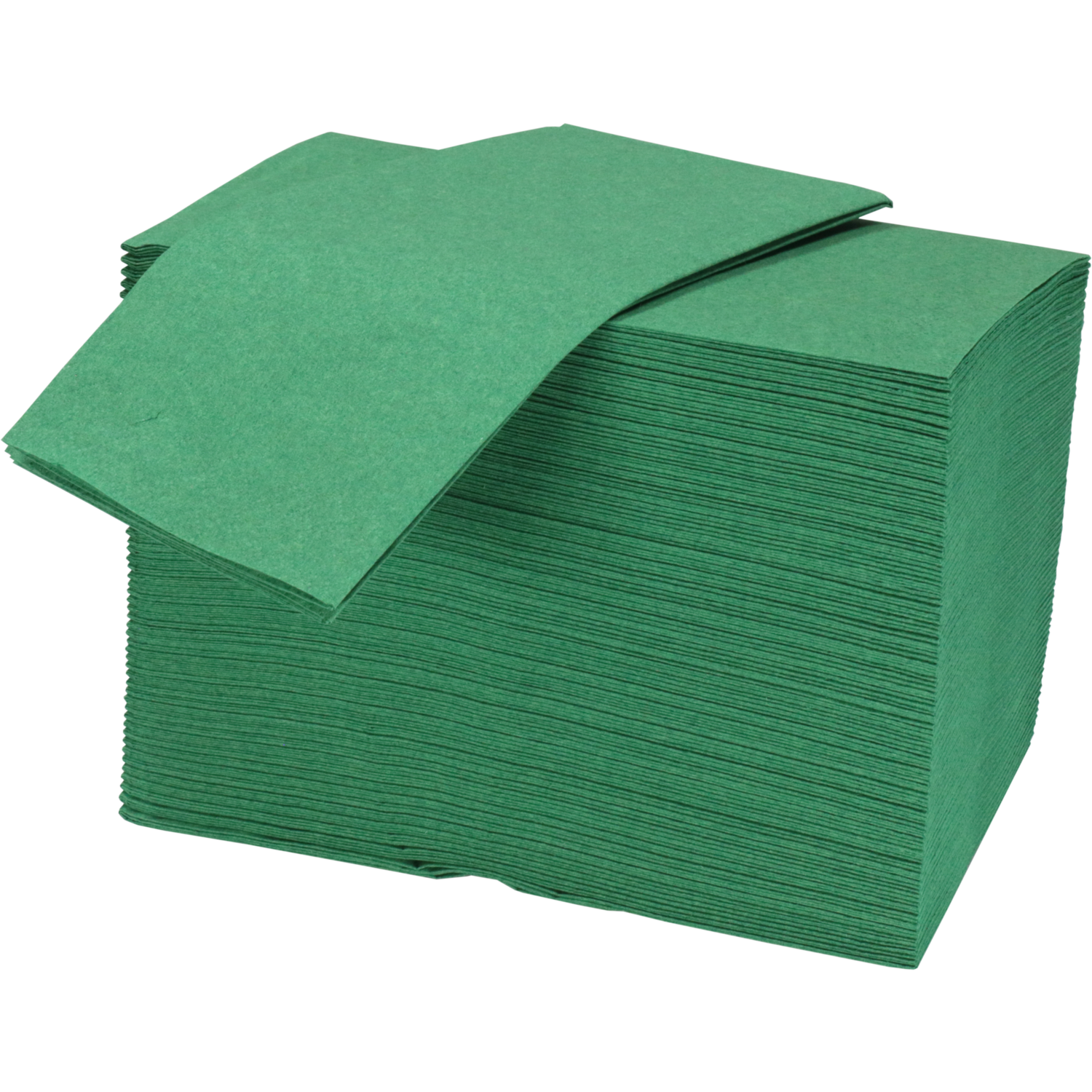 Servet, 1/8 vouw, 3-laags, 40x40cm, cellulose, smaragdgroen