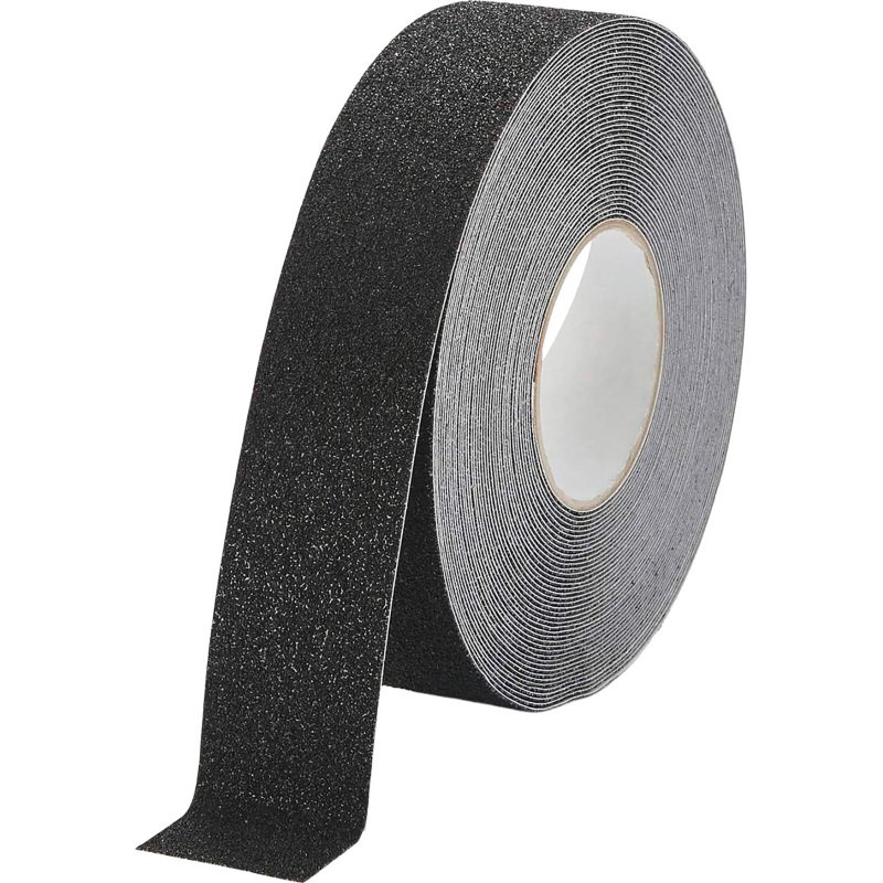 Ruban marquage au sol antidérapant Duraline Grip + 15 m x 50 mm, noir