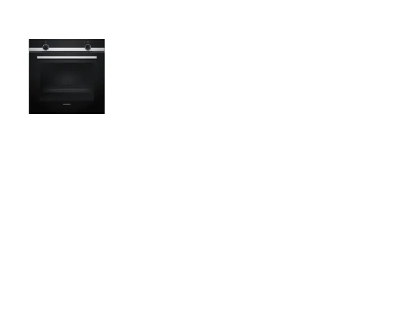 Siemens iQ100 HB510ABR0S - Ovn - til indbygning - niche - bredde: 56 cm - dybde: 55 cm - højde: 58.5 cm - Klasse A - rustfrit stål