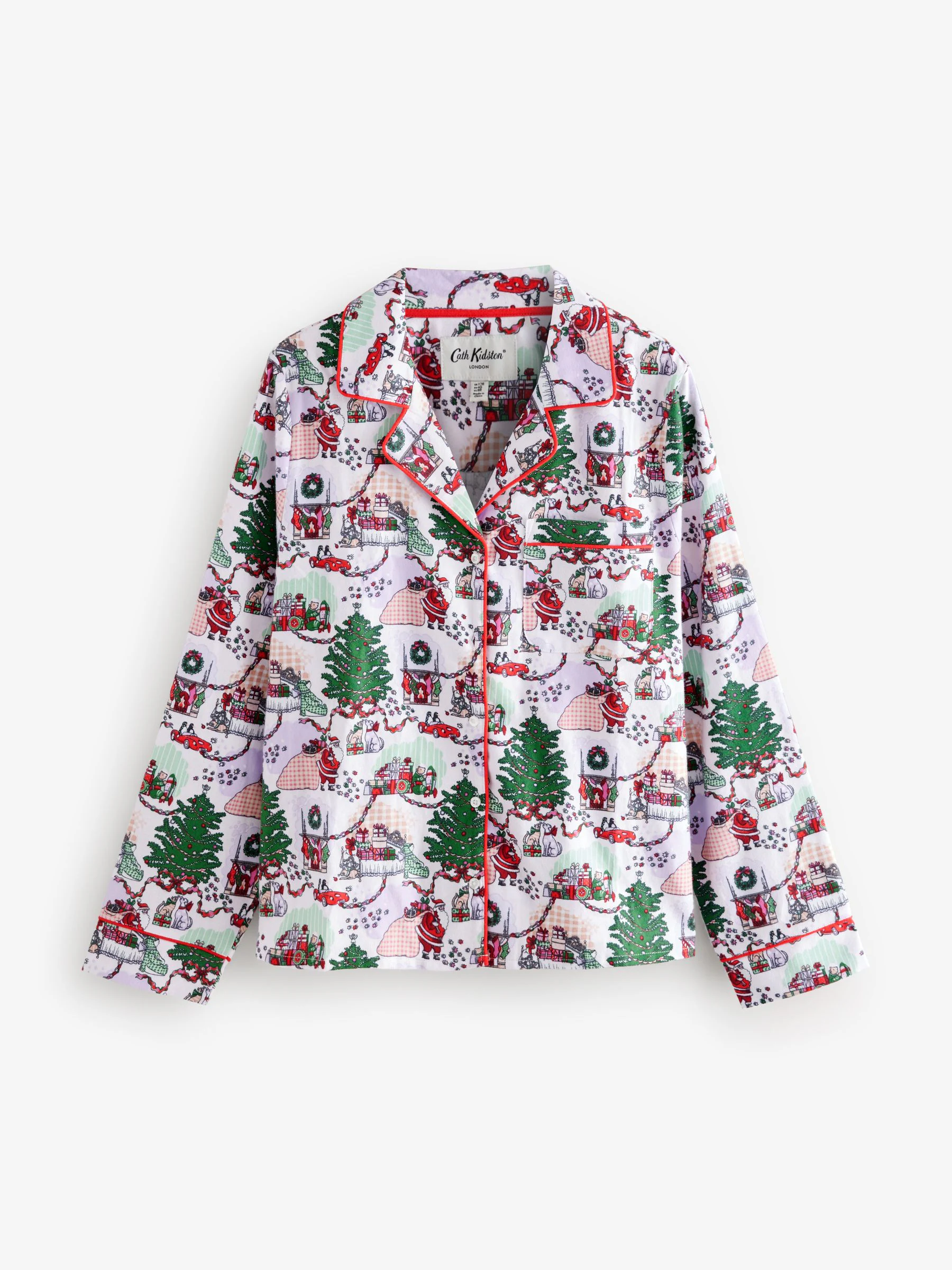 Cath Kidston 100% katoenen pyjama met knoopsluiting