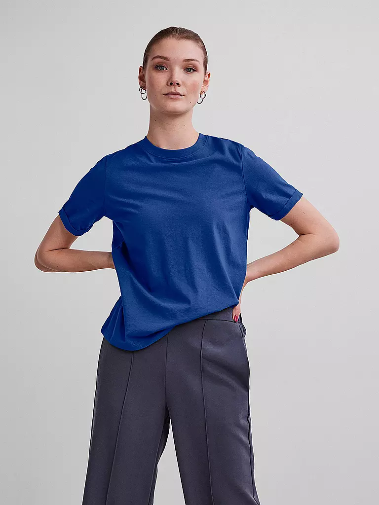 PIECES T-Shirt PCRIA blau