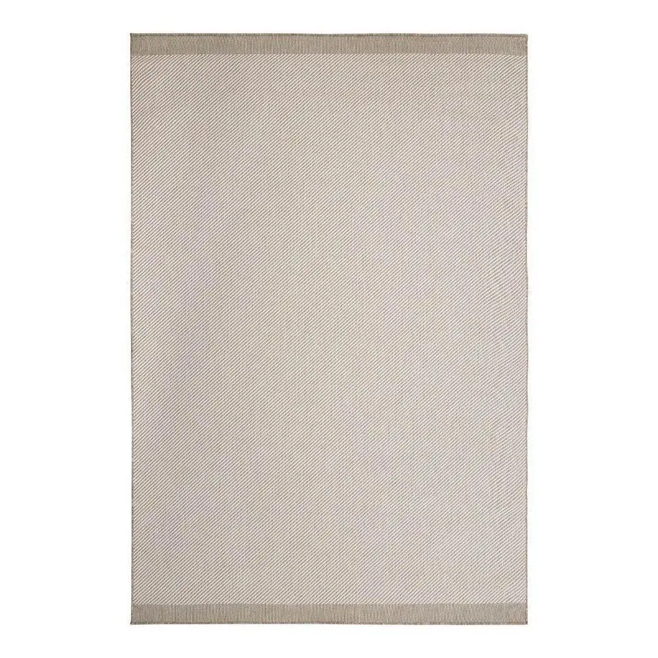Eva Interior Buitenkleed Border Naturel/wit - 290 x 200 cm