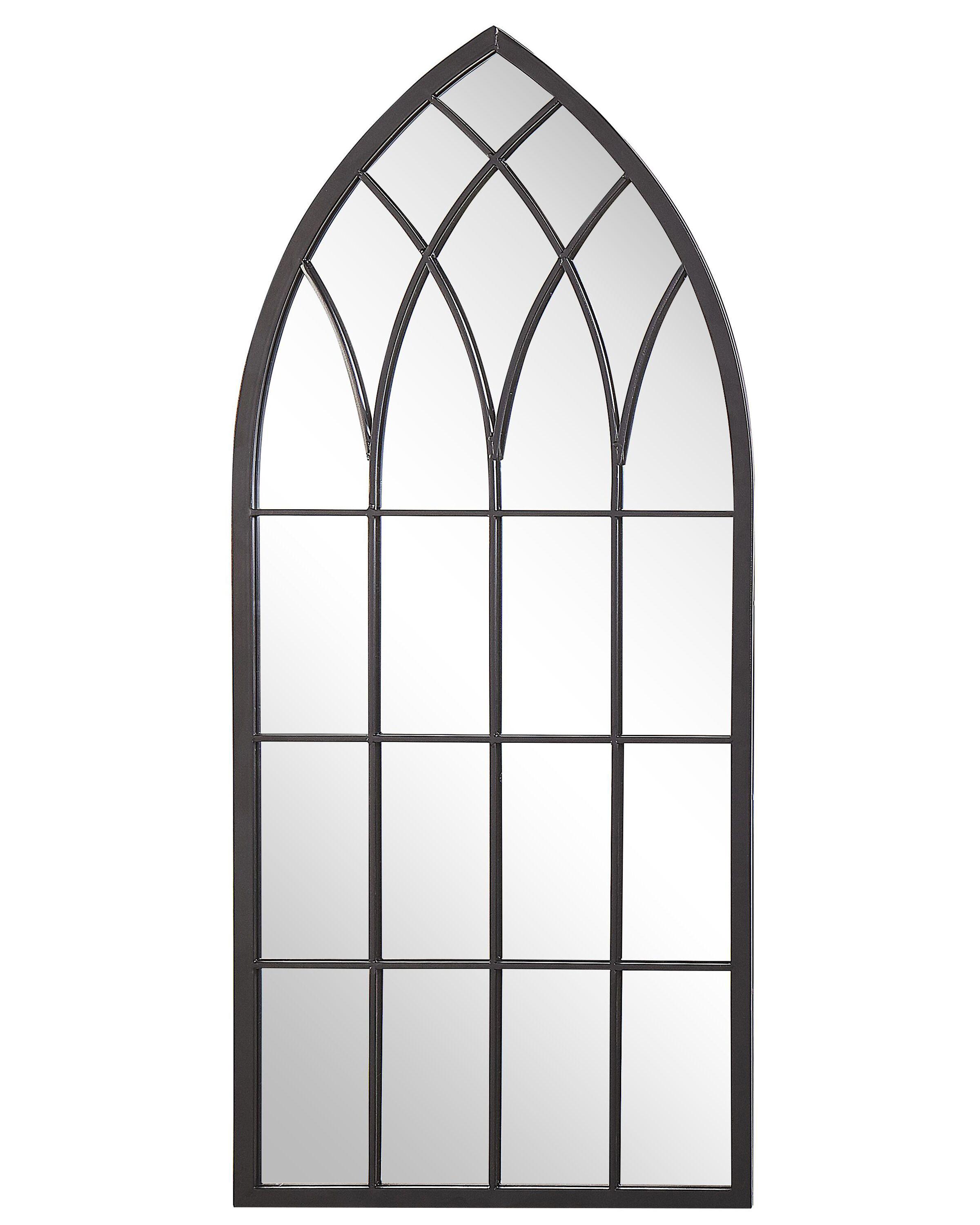Wandspiegel CASSEL 50 cm 115 cm Metaal Zwart