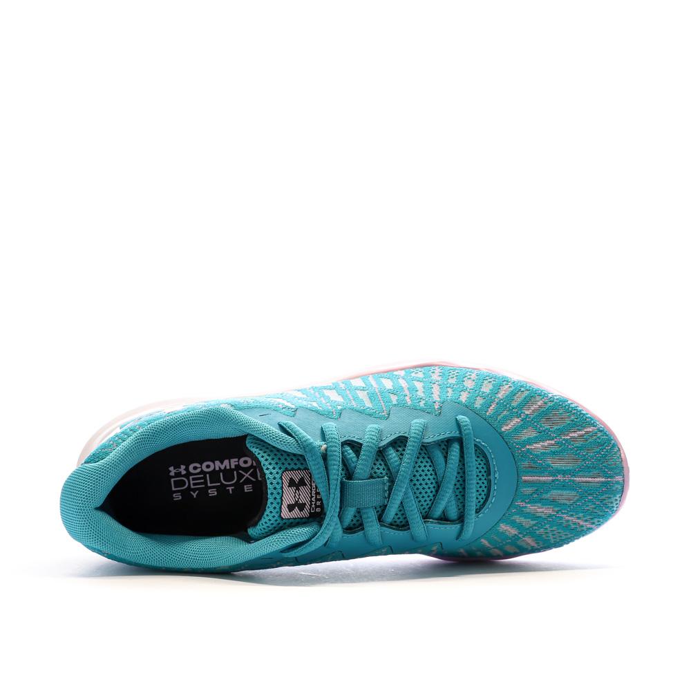 Under Armour Chaussures de Running Turquoise/Rose Femme Under Armour Charged Breeze