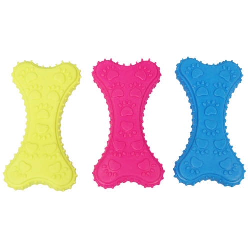 Osso de brinquedo com pegadas para cães