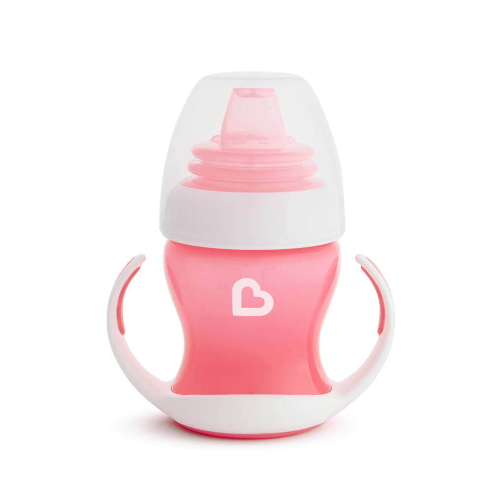 Gentle first cup overgangsbeker anti lek roze